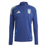 Sweat zippé Italie bleu foncé 2024