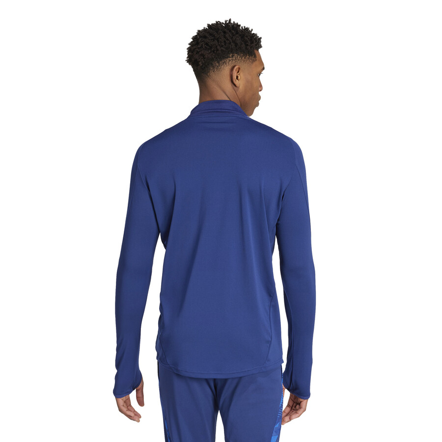 Sweat zippé Italie bleu foncé 2024