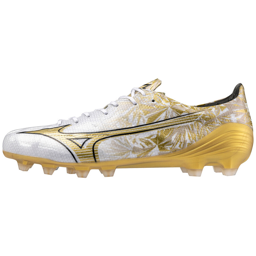 Mizuno Alpha Elite FG blanc or