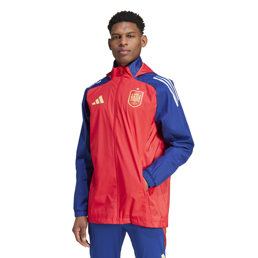 Veste imperméable Espagne rouge bleu 2024