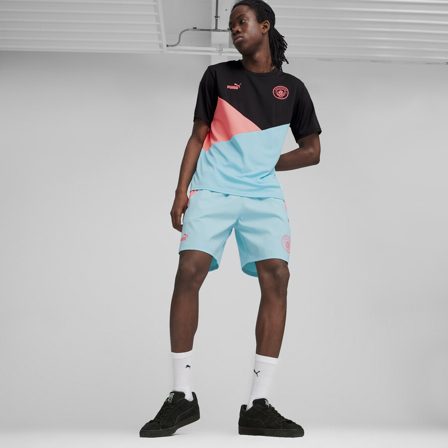 Short Manchester City Woven bleu rose 2023/24