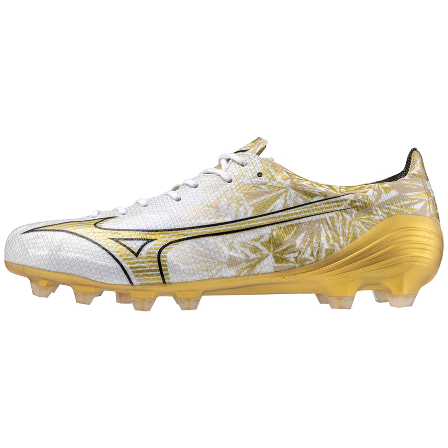 Mizuno Alpha Japan Elite FG blanc or