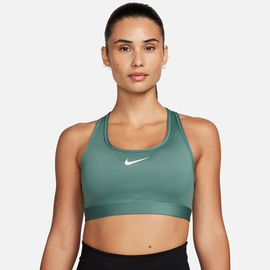 Brassière Nike vert foncé