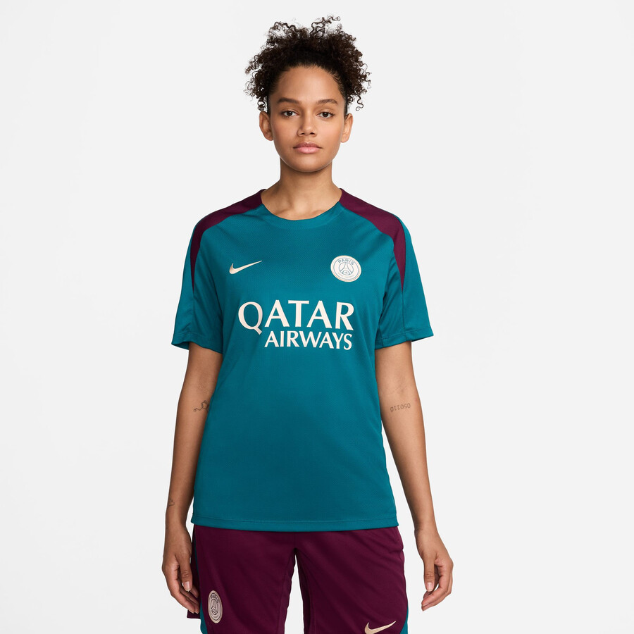 Maillot entrainement PSG Strike vert 2024 25 sur Foot