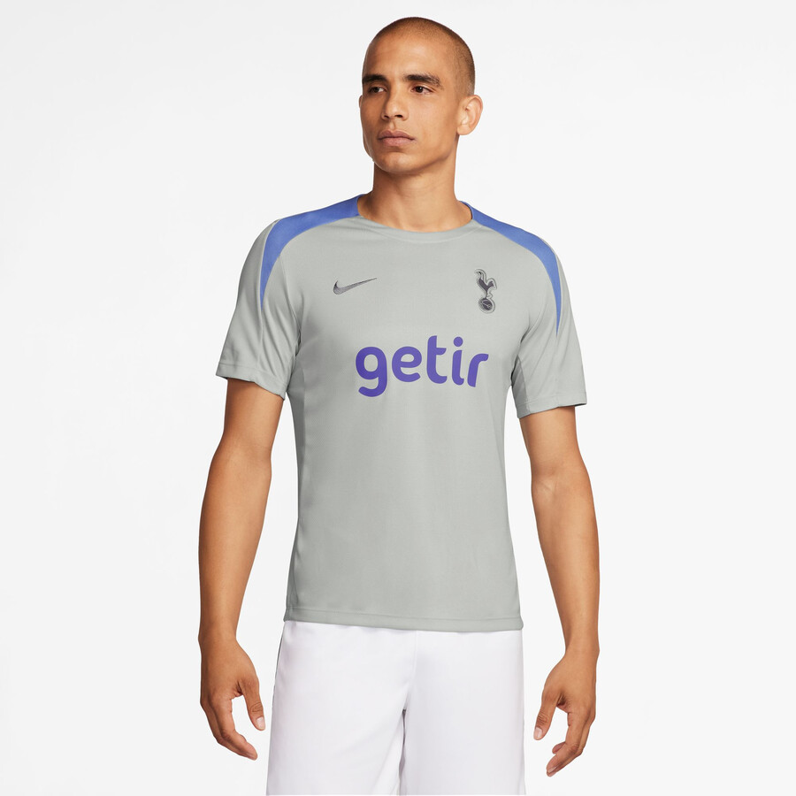 Maillot entraînement Tottenham Strike gris bleu 2024/25