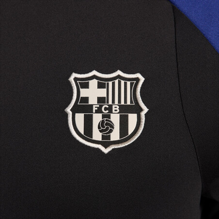 Sweat zippé FC Barcelone Strike noir 2024/25