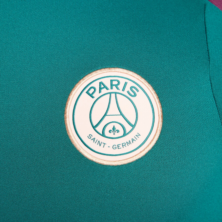 Sweat zippé PSG Strike vert 2024/25