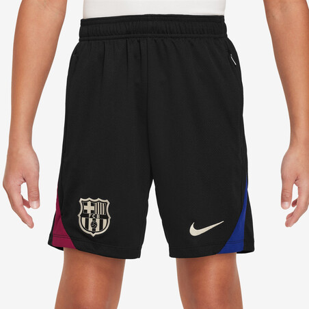 Short entraînement junior FC Barcelone Strike noir 2024/25