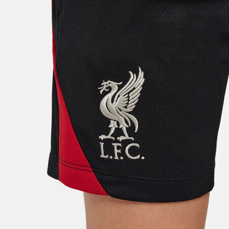 Short entraînement junior Liverpool Strike noir rouge 2024/25