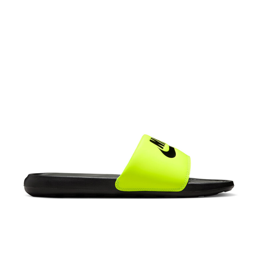 Sandales Nike Victori One Slide noir jaune