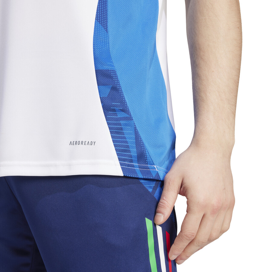 Maillot entraînement Italie blanc bleu 2024