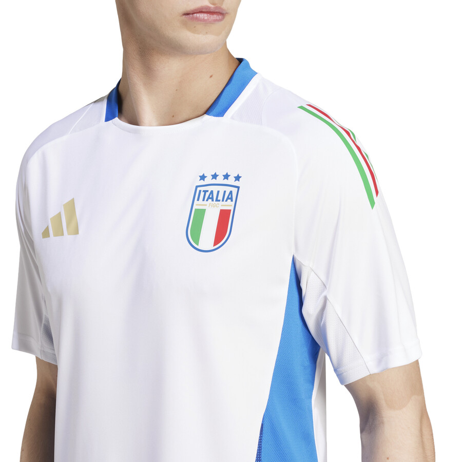 Maillot entraînement Italie blanc bleu 2024