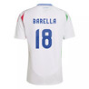 Maillot Barella Italie extérieur 2024