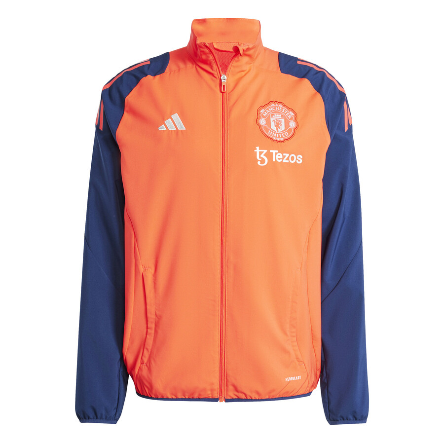 Veste survêtement Manchester United woven orange bleu 2024/25