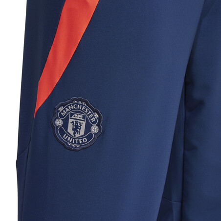 Pantalon survêtement Manchester United woven bleu orange 2024/25