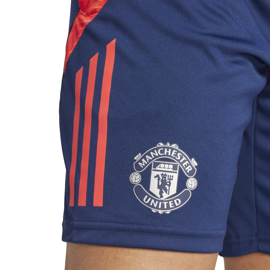 Short entraînement Manchester United bleu orange 2024/25