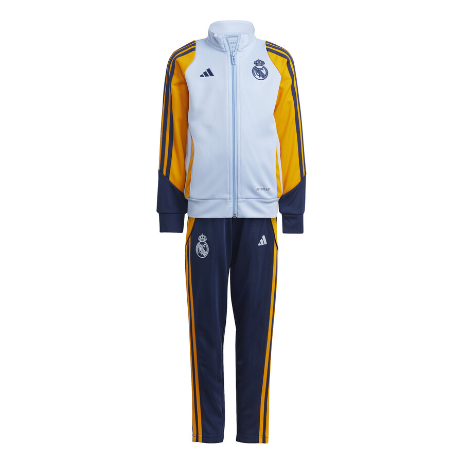 Ensemble survêtement enfant Real Madrid bleu orange 2024/25