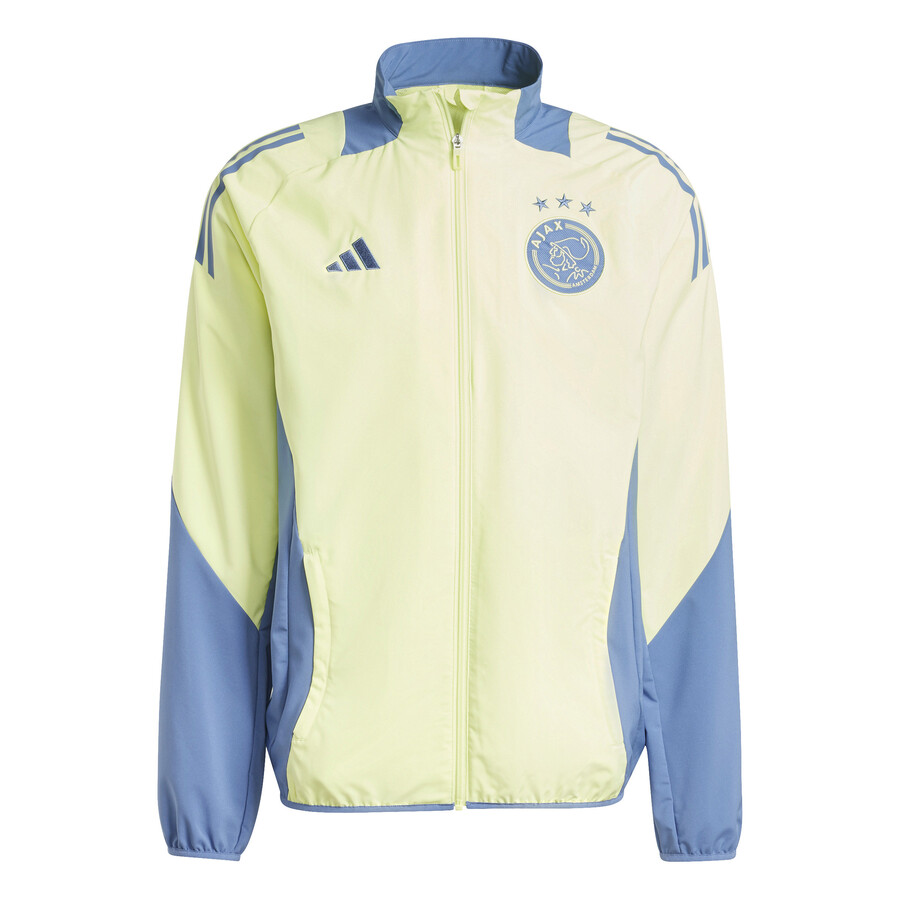 Veste survêtement Ajax Amsterdam woven jaune bleu 2024/25