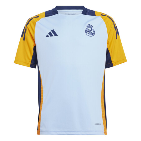 Maillot entraînement junior Real Madrid bleu orange 2024/25