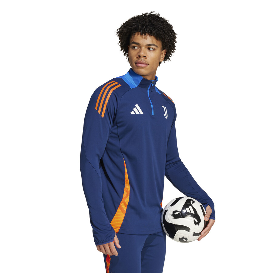 Sweat zippé Juventus bleu orange 2024/25