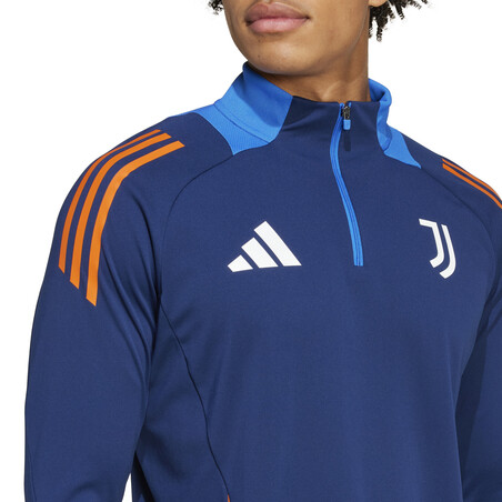 Sweat zippé Juventus bleu orange 2024/25