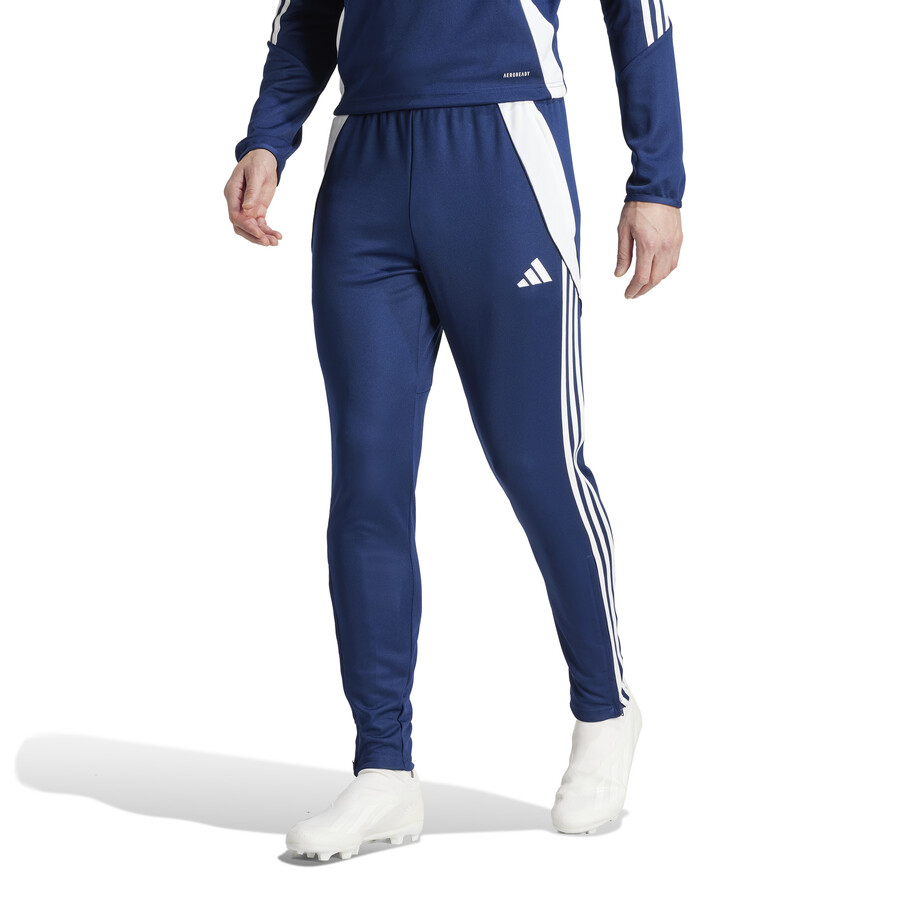 Pantalon survetement adidas Tiro24 bleu fonce sur Foot