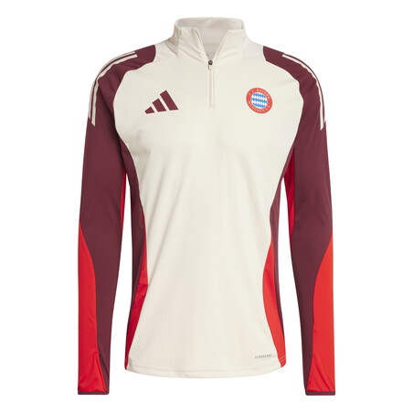 Sweat zippé Bayern Munich blanc rouge 2024/25