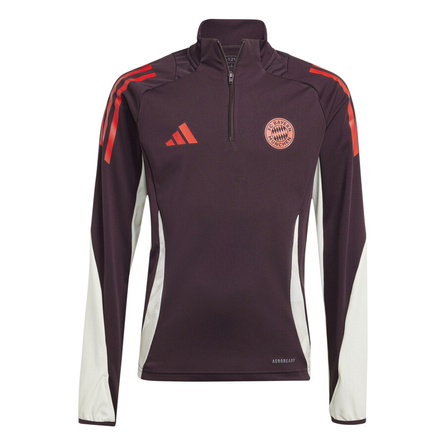 Sweat zippé junior Bayern Munich rouge blanc 2024/25