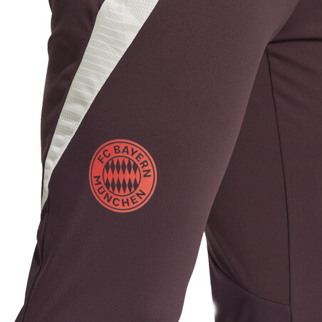 Pantalon entraînement Bayern Munich rouge blanc 2024/25