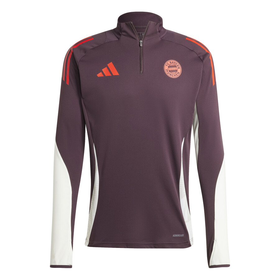 Sweat zippé Bayern Munich rouge blanc 2024/25