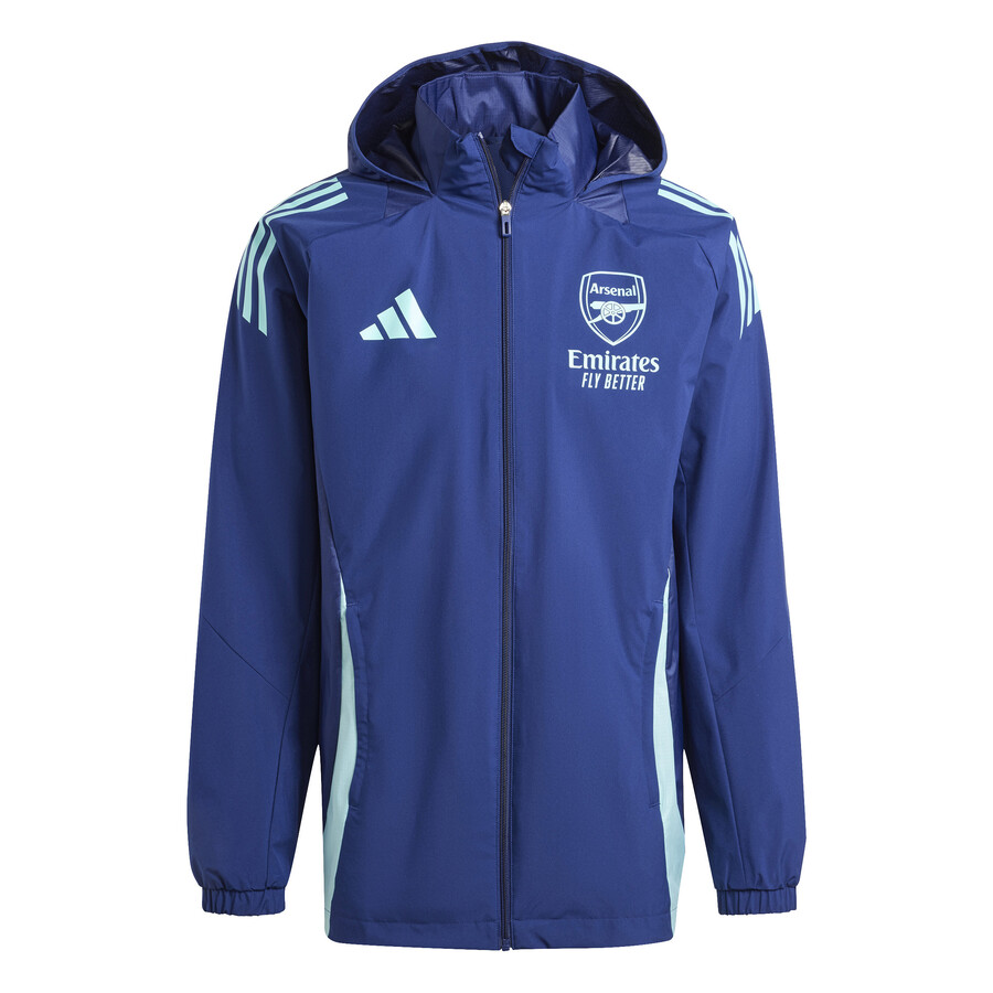 Veste imperméable Arsenal bleu 2024/25