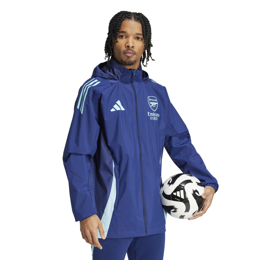 Veste imperméable Arsenal bleu 2024/25