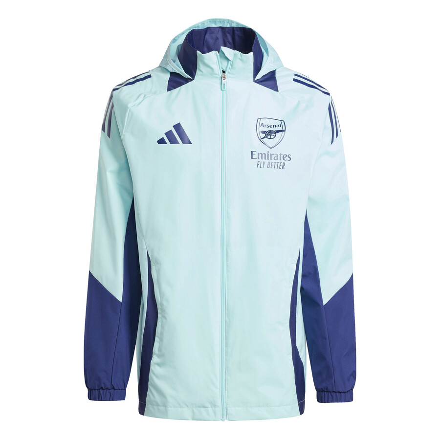 Veste imperméable Arsenal bleu ciel 2024/25