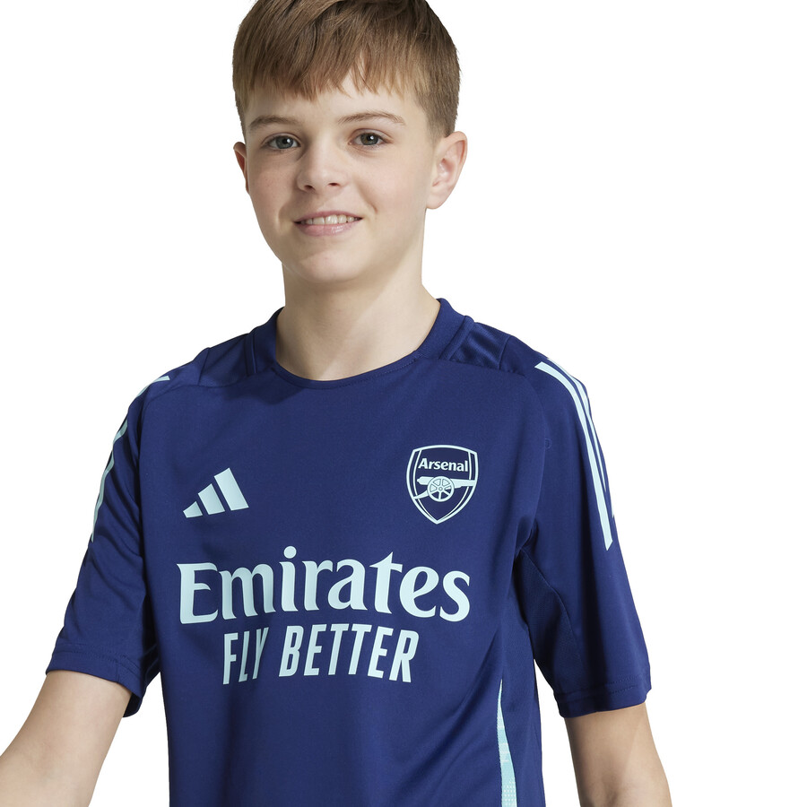 Maillot entraînement junior Arsenal bleu 2024/25