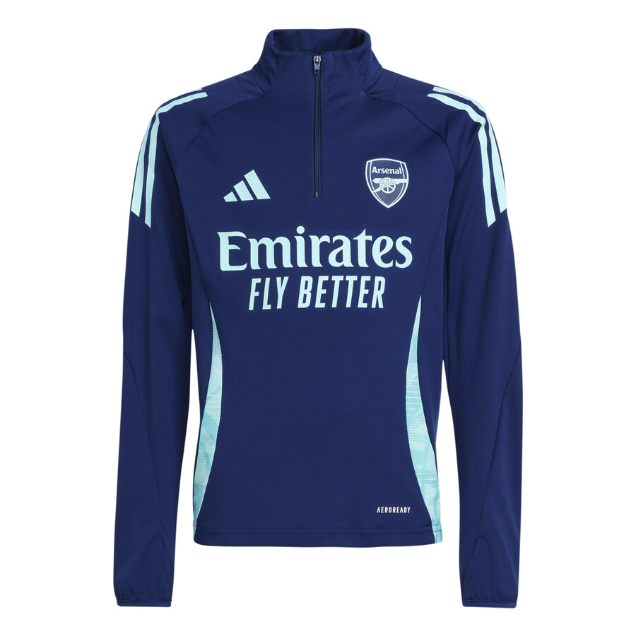 Sweat zippé junior Arsenal bleu 2024/25