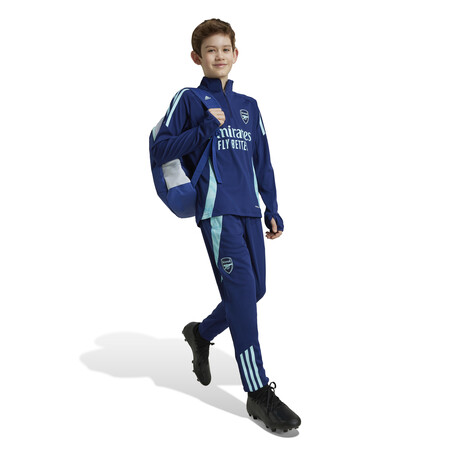 Sweat zippé junior Arsenal bleu 2024/25