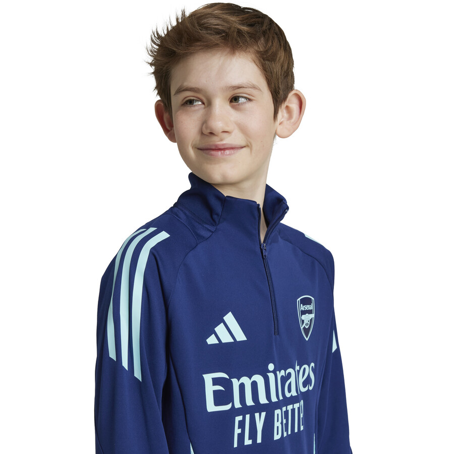 Sweat zippé junior Arsenal bleu 2024/25