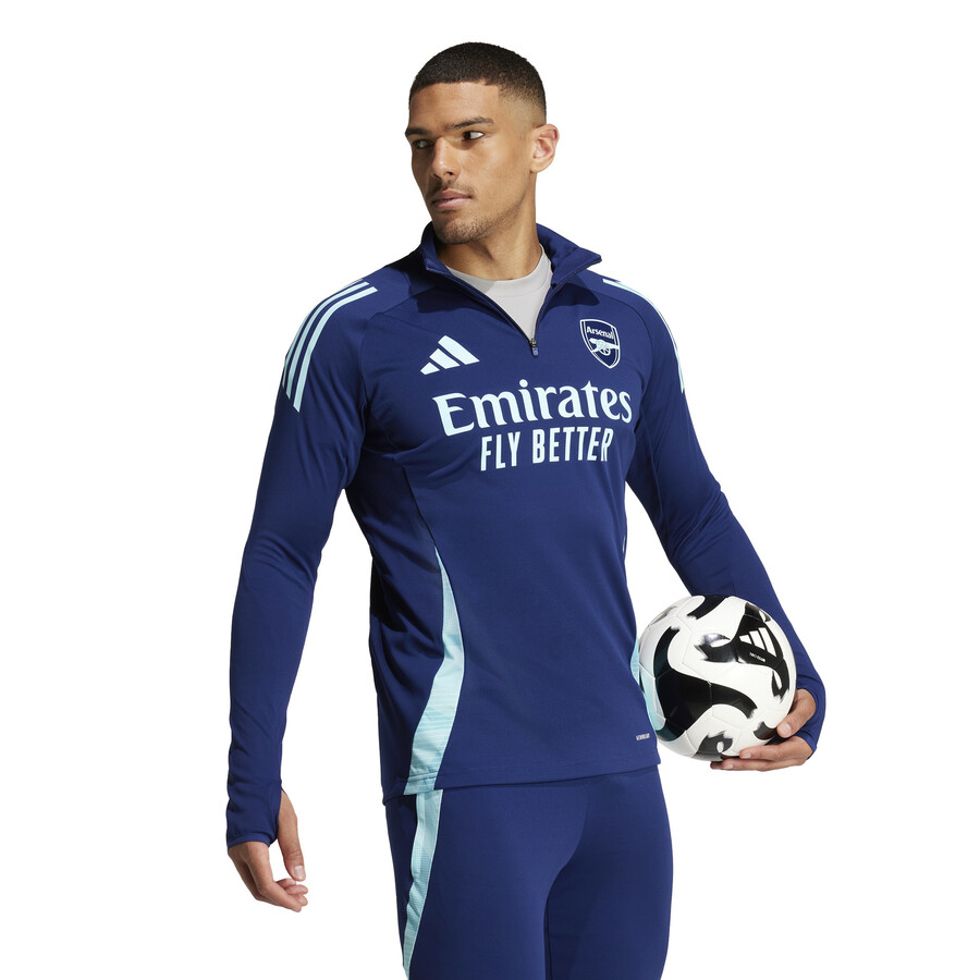 Sweat zippé Arsenal bleu 2024/25