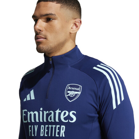 Sweat zippé Arsenal bleu 2024/25