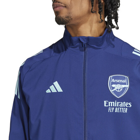 Veste survêtement Arsenal woven bleu 2024/25