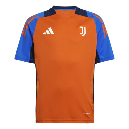 Maillot entraînement junior Juventus orange bleu 2024/25