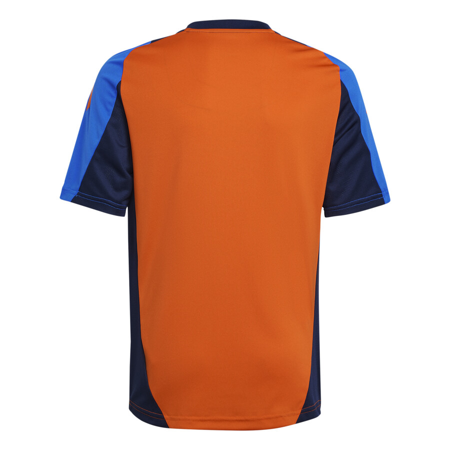 Maillot entraînement junior Juventus orange bleu 2024/25