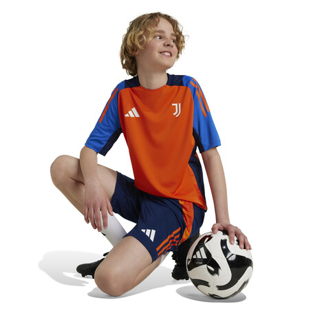 Maillot entraînement junior Juventus orange bleu 2024/25