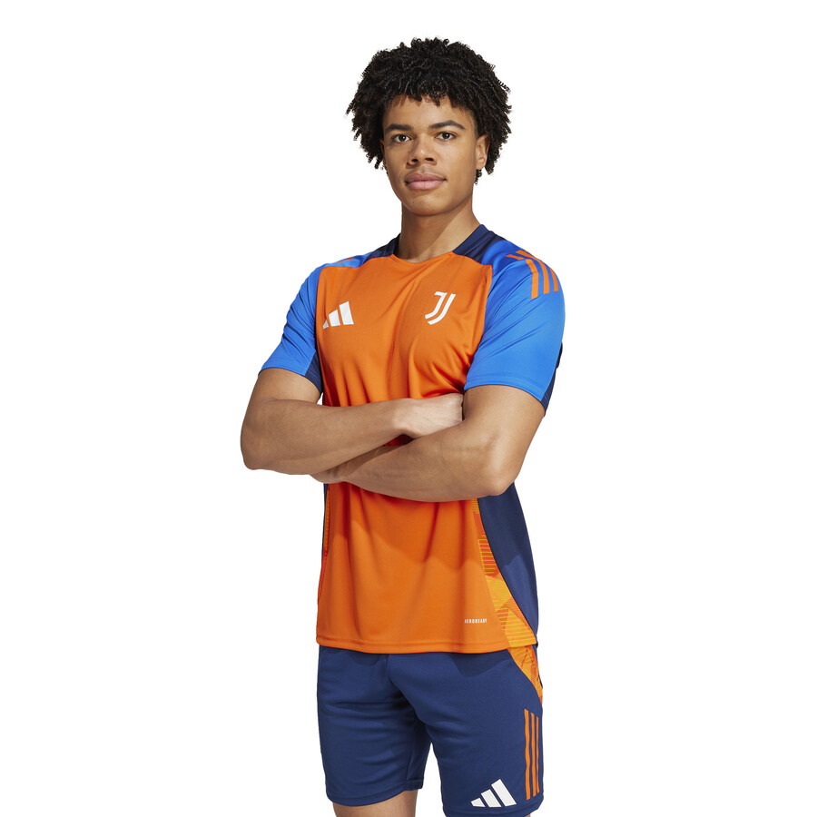 Maillot entraînement Juventus orange bleu 2024/25