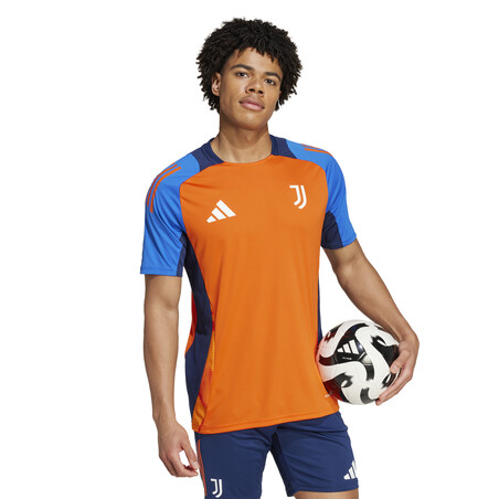 Maillot entraînement Juventus orange bleu 2024/25