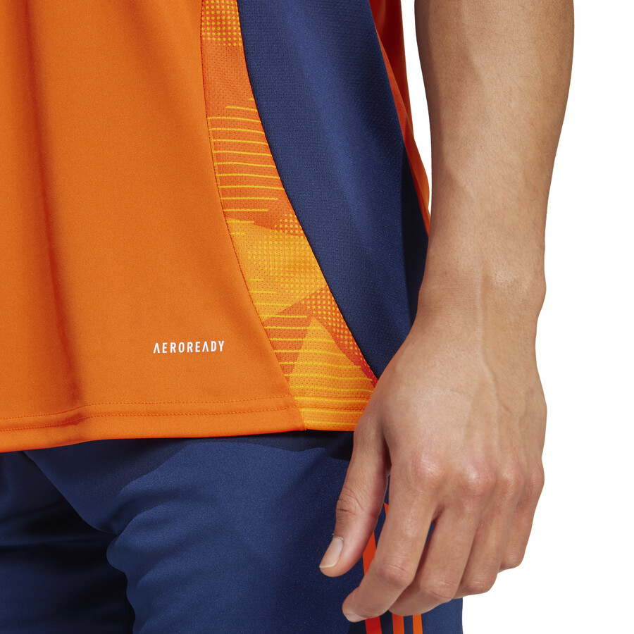 Maillot entraînement Juventus orange bleu 2024/25