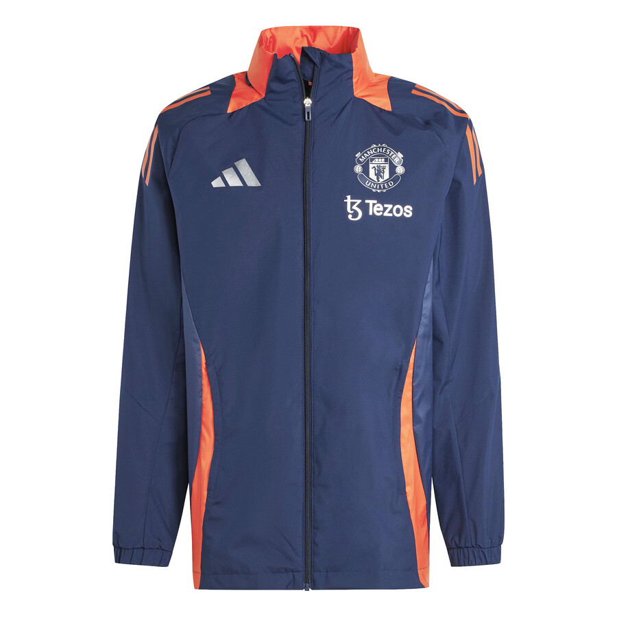 Veste imperméable Manchester United bleu orange 2024/25