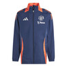 Veste imperméable Manchester United bleu orange 2024/25