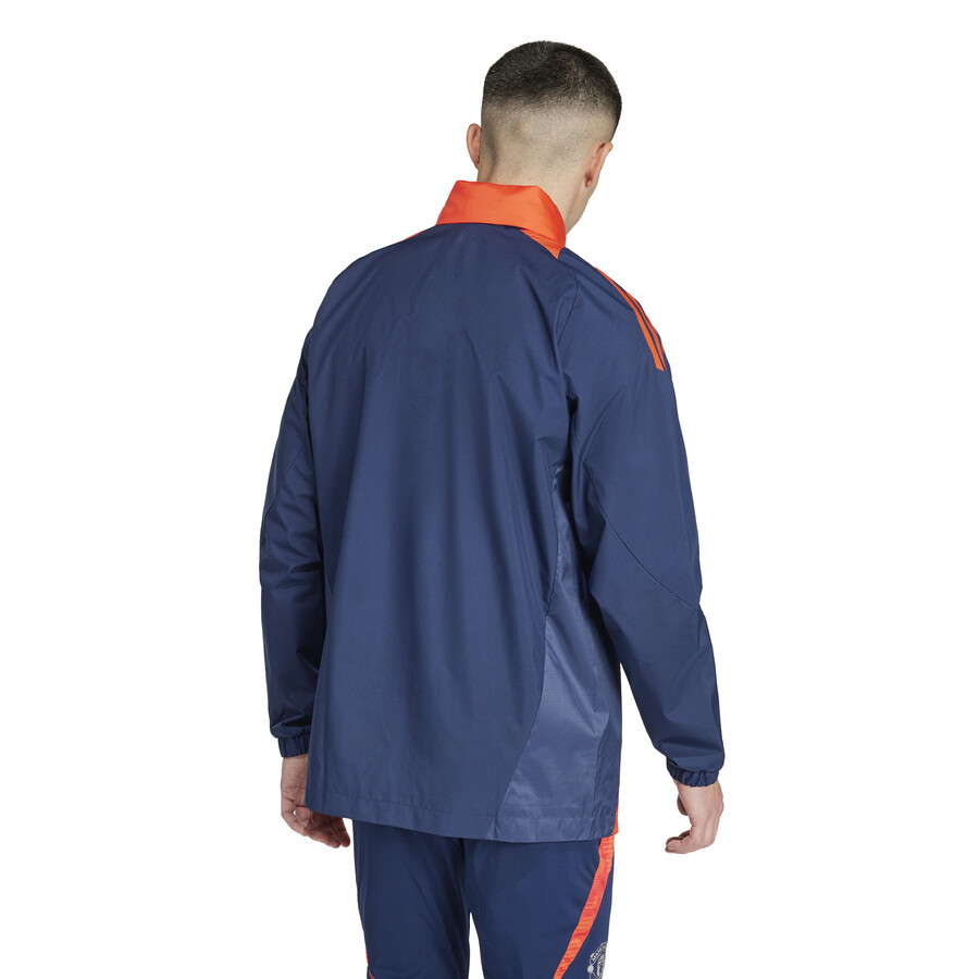 Veste imperméable Manchester United bleu orange 2024/25