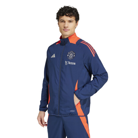 Veste Manchester United woven bleu orange 2024/25